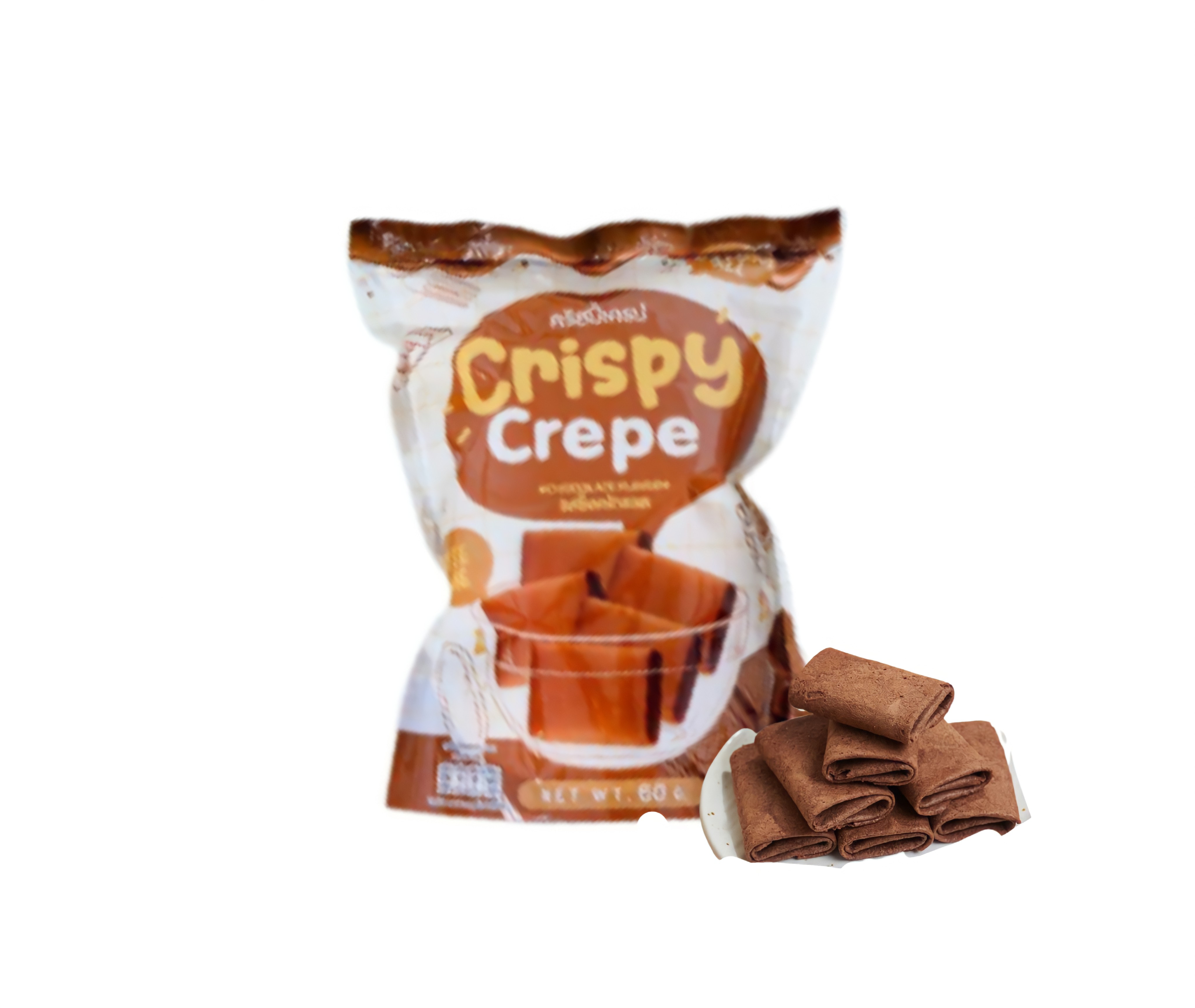 Crispy Crepe คริสปี้เครป รสช็อกโกแลต  1  ห่อ