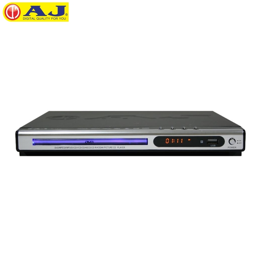 AJ เครื่องเล่น DVD ระบบเสียงสเตอริโอ รุ่น D-181E - สีดำ