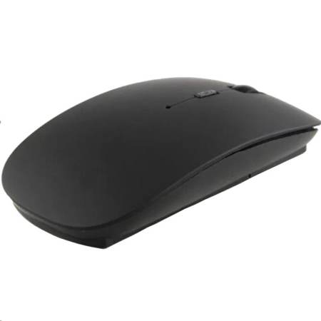 ampkoเม้าส์ไร้สาย รุ่น Slim Wireless Mouse Mice 2.4Ghz 1600dpi - Black 