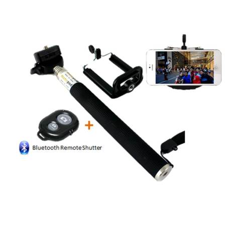 Ashutb Monopod + Bluetooth Shutter (สีดำ)
