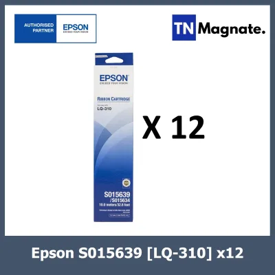 Epson S015639[LQ-310]ตลับผ้าหมึกของแท้ 12 กล่อง