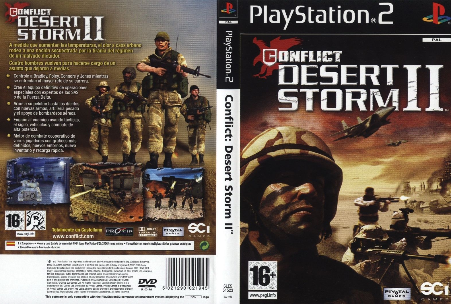 playstation 2 conflict desert storm