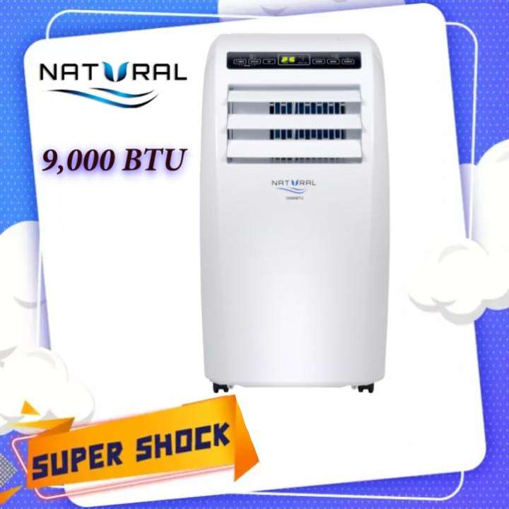 ไม่ซื้อไม่ได้แล้ว แอร์เคลื่อนที่ลดราคาจัดหนัก Natural 9,000 BTU ลดราคาโรงงาน