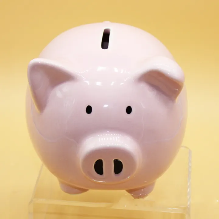 pig shaped piggy bank