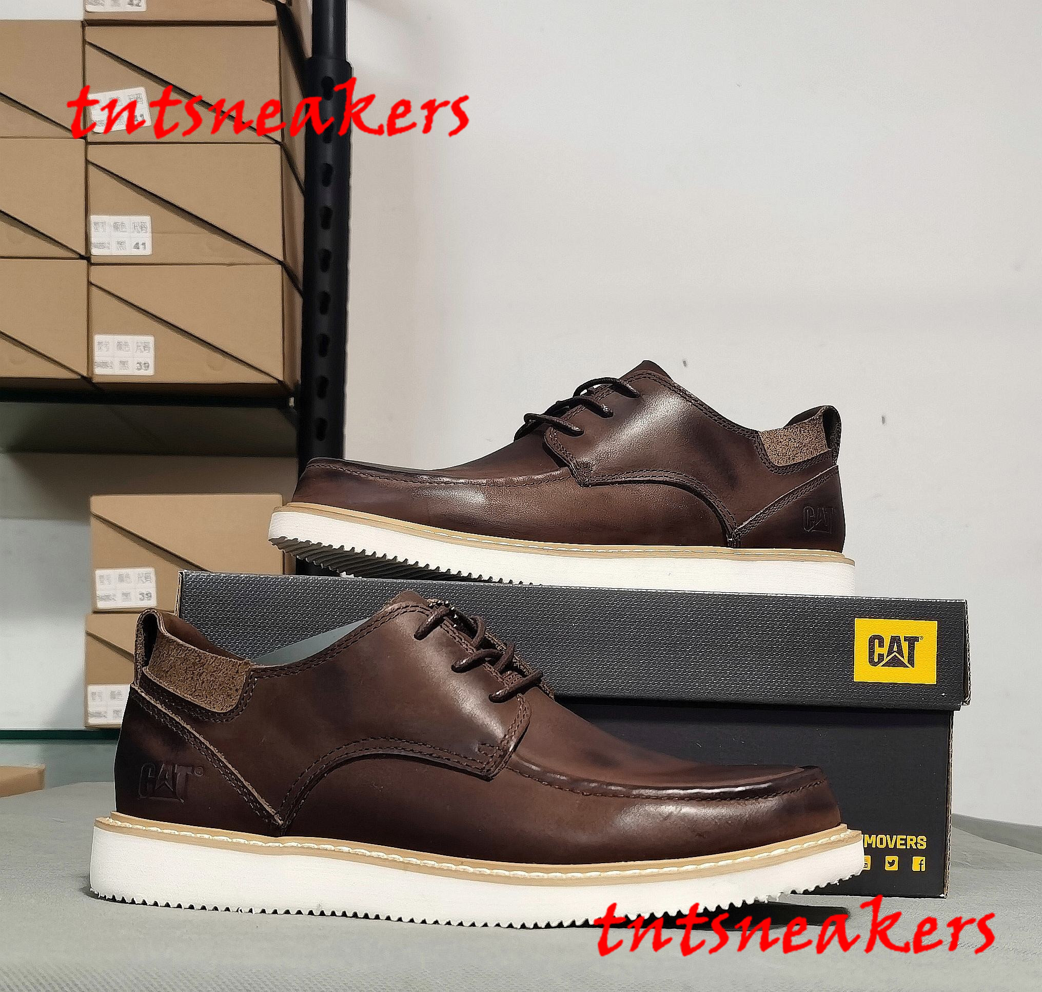 Original Caterpillar FOOTWEAR Genuine Leather Men Outdoor Casual Boot