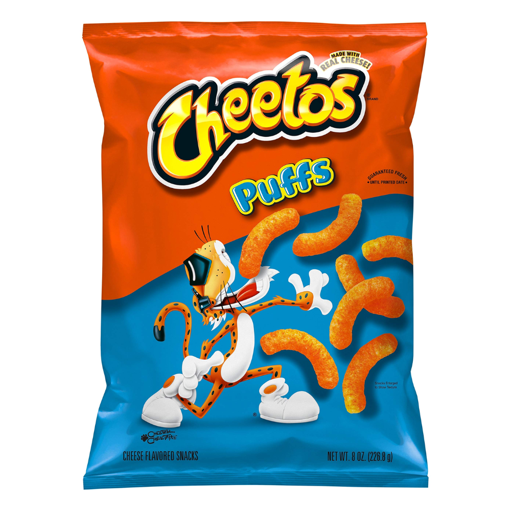Cheetos Puffs Cheese Flavored Snacks ชีโตส ชีส พัฟ (ข้าวโพดอบกรอบแบบ