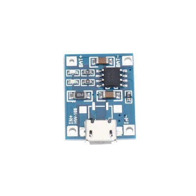 Micro-USB 1A Li-Ion 18650 Lithium Battery Charger Charging TP4056 Module Board