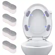 ภาพขนาดย่อของสินค้ายางรองกันกระแทก สำหรับชักโครก (1 ชุด 4 ชิ้น) รุ่น Toilet-seat -break-anti-14oct-J1