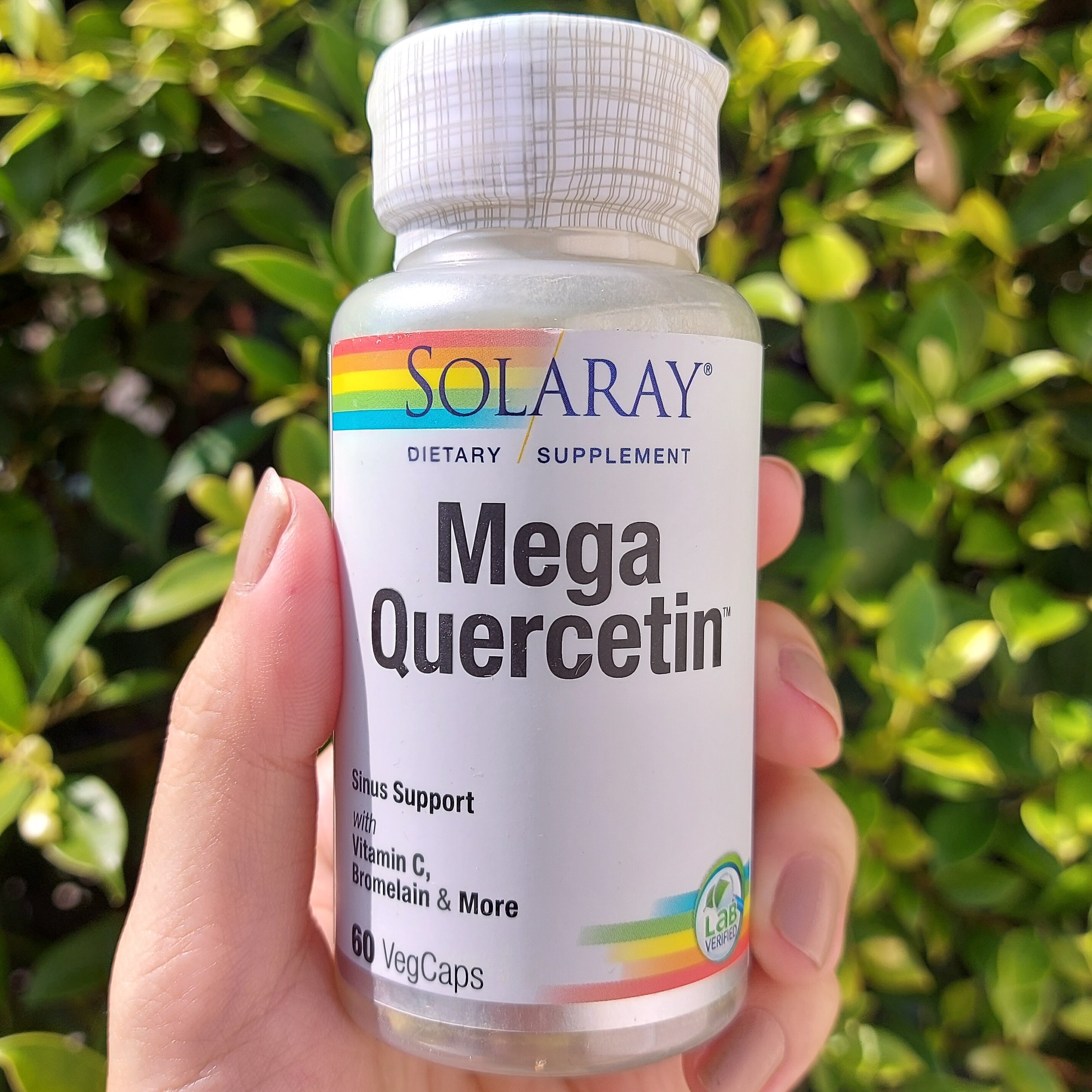 เควอซิทิน Mega Quercetin 60 Vegcaps (Solaray®) เควอซิติน โบรมีลีน โบรมีแลน  | Lazada.Co.Th