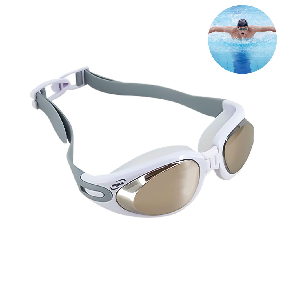 Aryca แว่นตาว่ายน้ำเลนส์ปรอท กันรังสี UV รุ่น WG38A