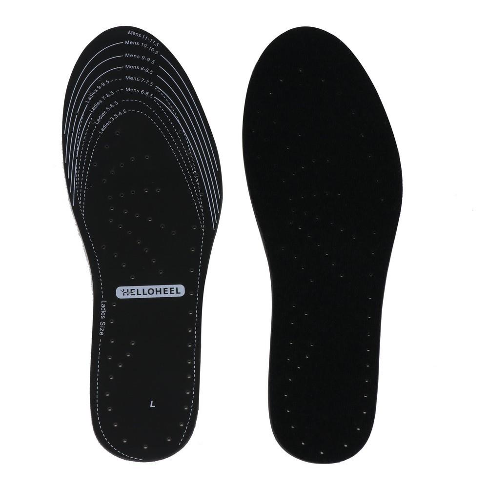 ?HOT? แผ่นในรองเท้านุ่มสบาย HELLOHEEL สีดำ ผลิตภัณฑ์เกี่ยวกับเท้า CUSHIONING INSOLES HELLOHEEL BLACK