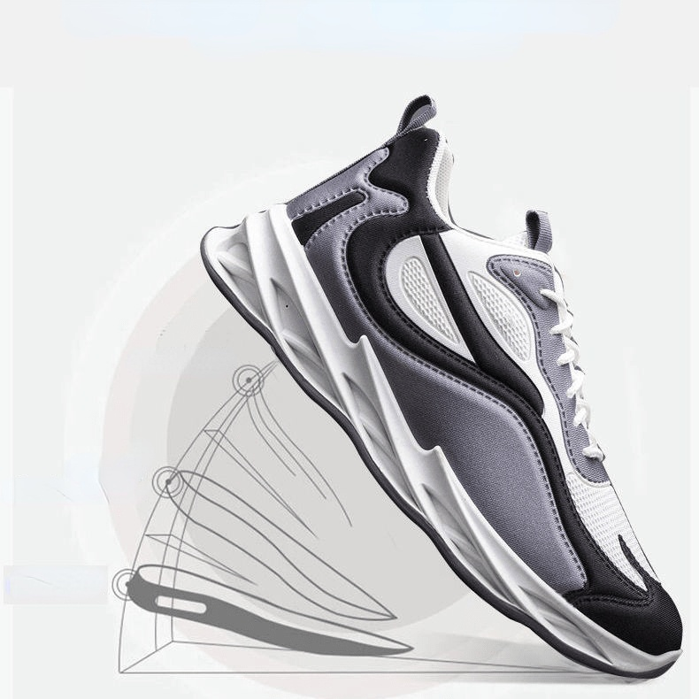 Lion-heart Store【Free Shipping Miễn phí vận chuyển】Lion-heart Store2022 phiên bản mới của Hàn Quốc của xu hướng giày nam đế dày giày thường giày chạy bộ giày thể thao nam