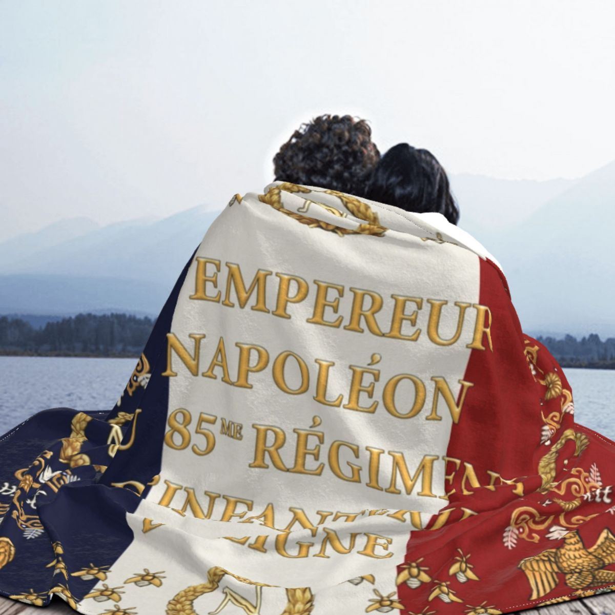 Napoleonic French Regimental Flag Blankets Flannel All Season
