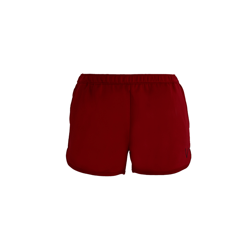 2021 BASIC SHORT RED กางเกงใส่ออกกำลังใสว่ายน้ำ มีซับในเป็น กกน ด้านใน  ผ้ากัน UV UPF 50+