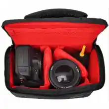 ภาพขนาดย่อของภาพหน้าปกสินค้าพร้อมส่ง ราคาถูก แคนนอน กับสายคล้องคอ กระเป๋ากล้องสะพายข้าง กระเป๋ากล้องคุณภาพสูง กระเป๋าใส่กล้อง เคสกล้อง Waterproof DSLR Camera case Shoulder Bag จากร้าน Soudelor Authorize Store บน Lazada ภาพที่ 5