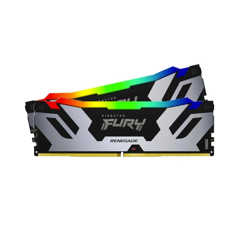 RAM DDR5(8000) 32GB (16GBX2) KINGSTON FURY RENEGADE RGB (KF580C38RSAK2-32) ราคา 10,900 บาท*ส่งฟรี