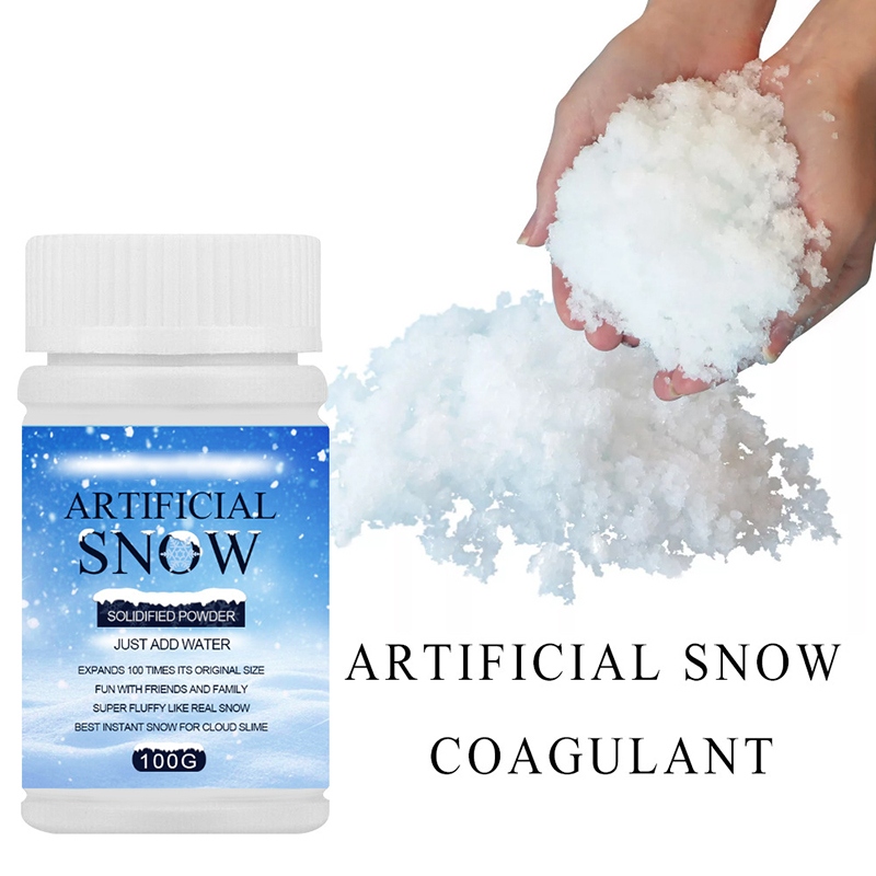 G G Magic Snow Additives Instant Fake Snow Powder For Home Wedding Snow Christmas