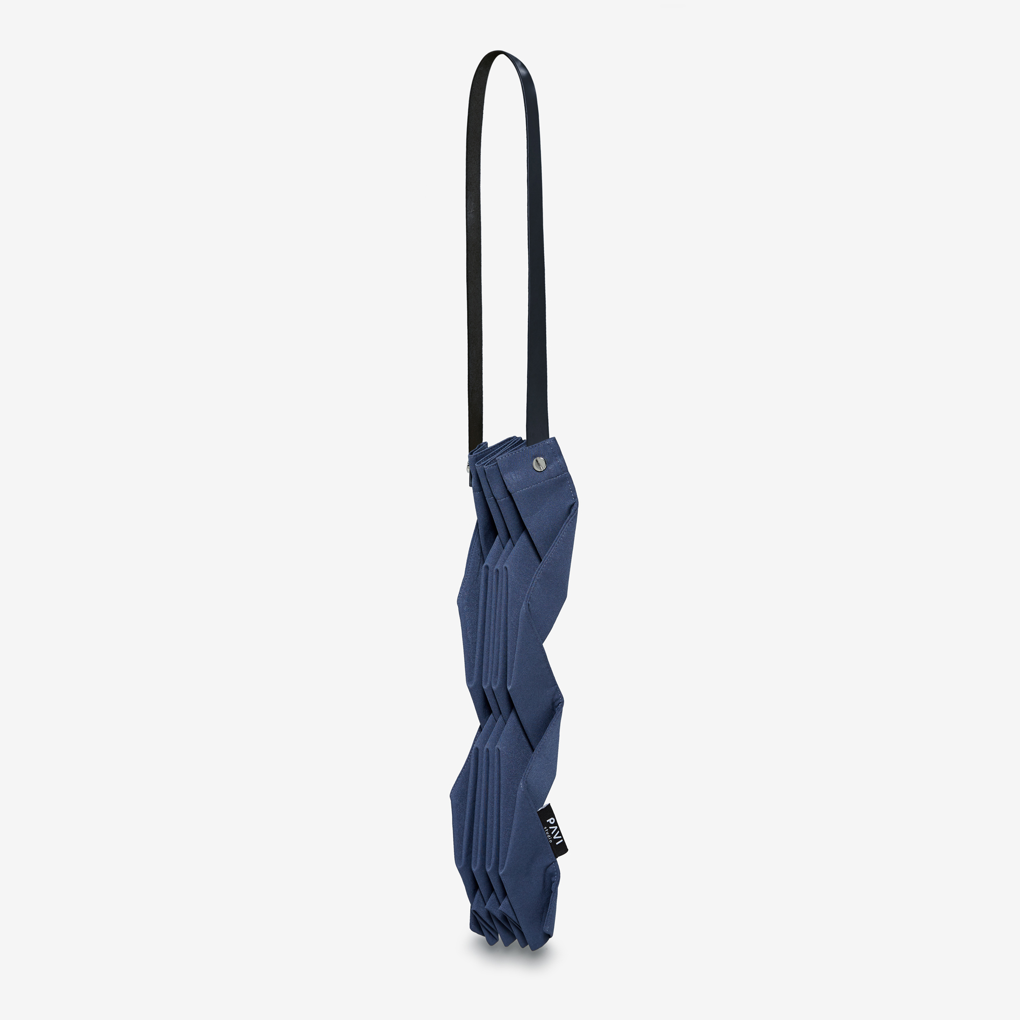 Pavi Studio - W Pleat Navy กระเป๋าสะพายข้าง กระเป๋าสะพายผญ กระเป๋า 