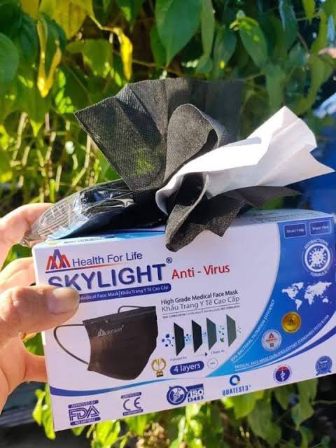 คุณภาพดี ป้องกันหน้ากาก . มาส์กหน้าผู้ใหญ่. Skylight Famapro พร้อมส่ง ...