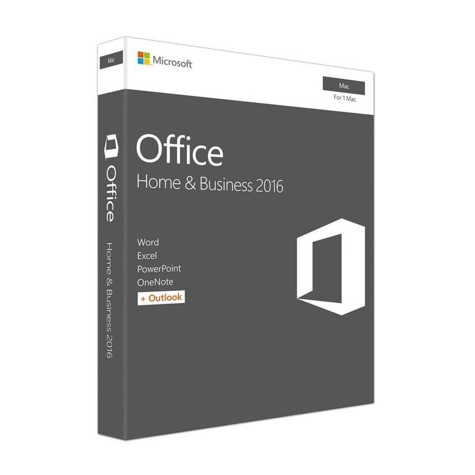 Microsoft Office Home & Business 2016 for Mac (FPP) W6F-00882