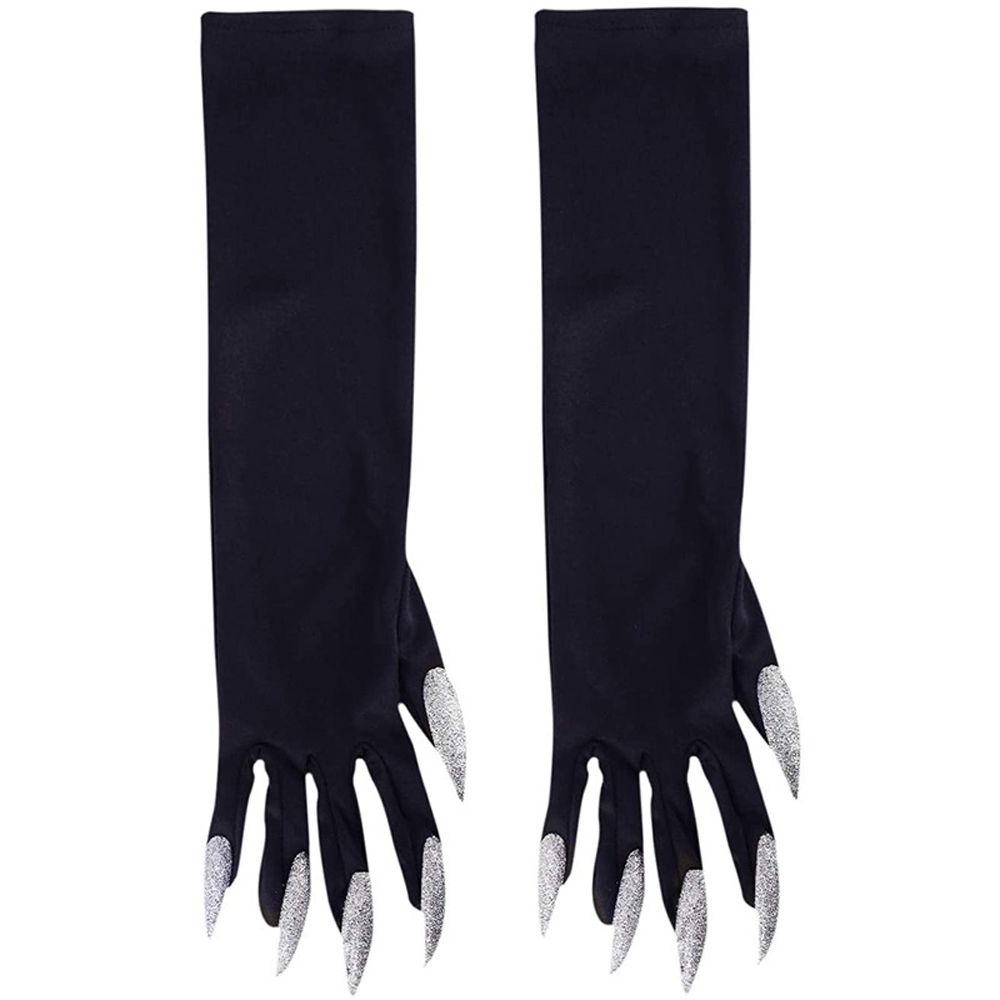 CHANBAEK Cool Funny Girls Long Nails Ghost Claw Dress Up Gloves Fancy