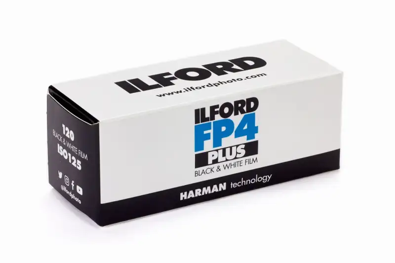ภาพหน้าปกสินค้าฟิล์มขาวดำ ILFORD FP4 Plus 125 120 Black and White Film Medium Format Hasselblad จากร้าน bkkfilm88 บน Lazada