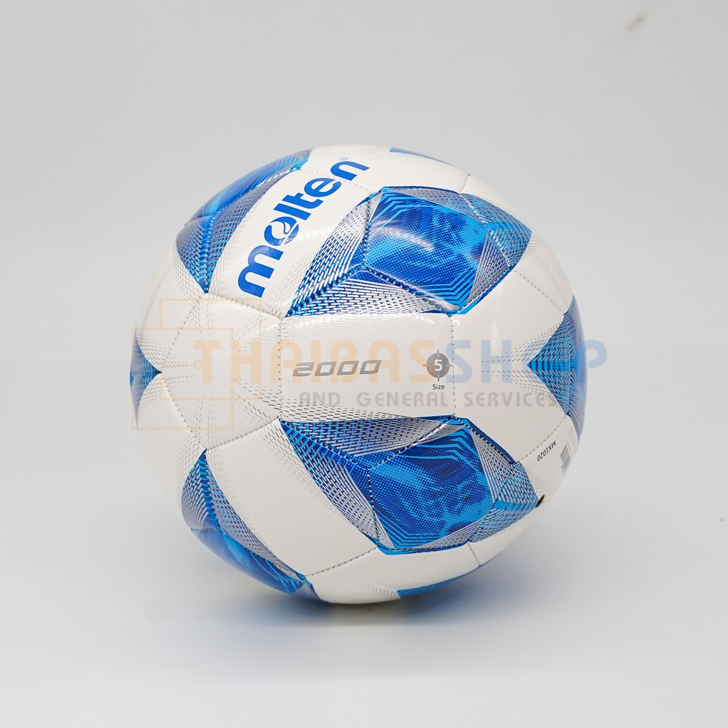 [ของแท้ 100-] ลูกฟุตบอล ลูกบอล molten F5A2000 ลูกฟุตบอลหนังเย็บ เบอร์5 ของแท้ 100- รุ่นใหม่ปี 2020