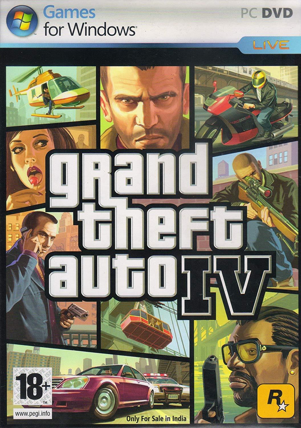 Pc เกมส์คอม Gta Iv Grand Theft Auto Iv: The Complete Edition แฟรชไดรฟ์. 
