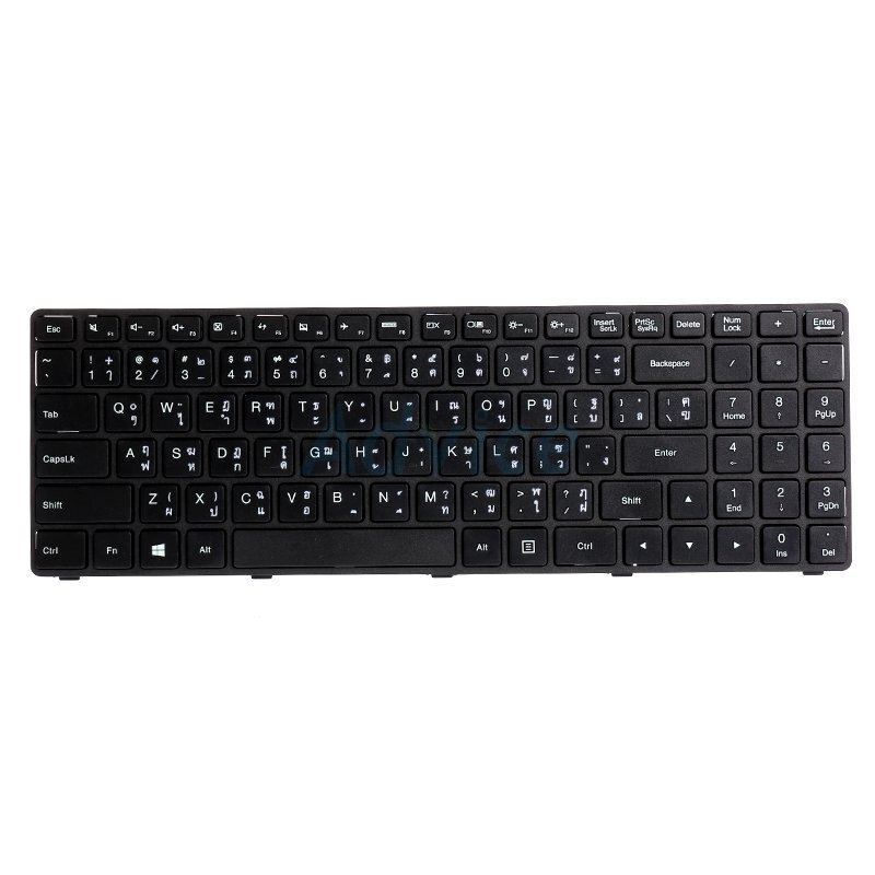Keyboard LENOVO 100-15IBD (Black) 'PowerMax' (สกรีนไทย-อังกฤษ)
