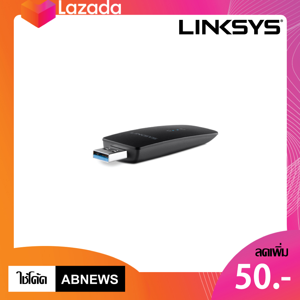 Linksys Wusb6300 Wireless Ac1200 Dual-Band Usb Adapter รุ่น Lss-Wusb6300-As. 
