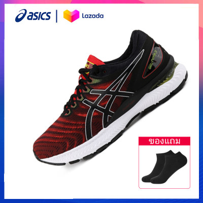 แท้ ASICS GEL-NIMBUS 22 แพลทินัม รองเท้าผู้ชายป้องกันแรงกระแทก รองเท้ากีฬาผู้ชาย รองเท้าวิ่ง