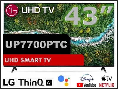 LG 43" UHD 4K Smart TV รุ่น 43UP7700