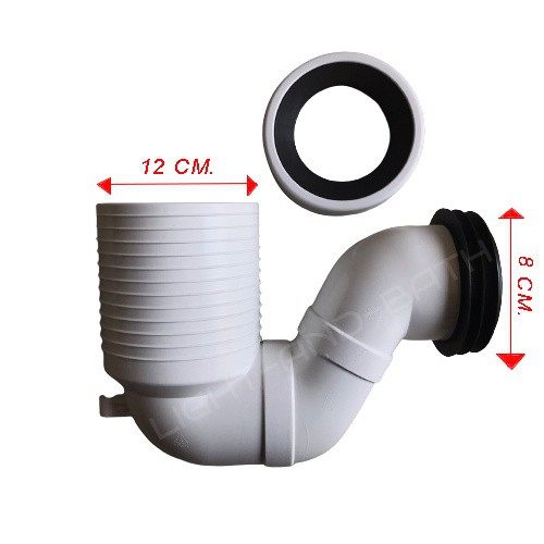 55.5 = VP-JT43N ข้อต่อน้ำทิ้ง แบบลงพื้น :: American standard