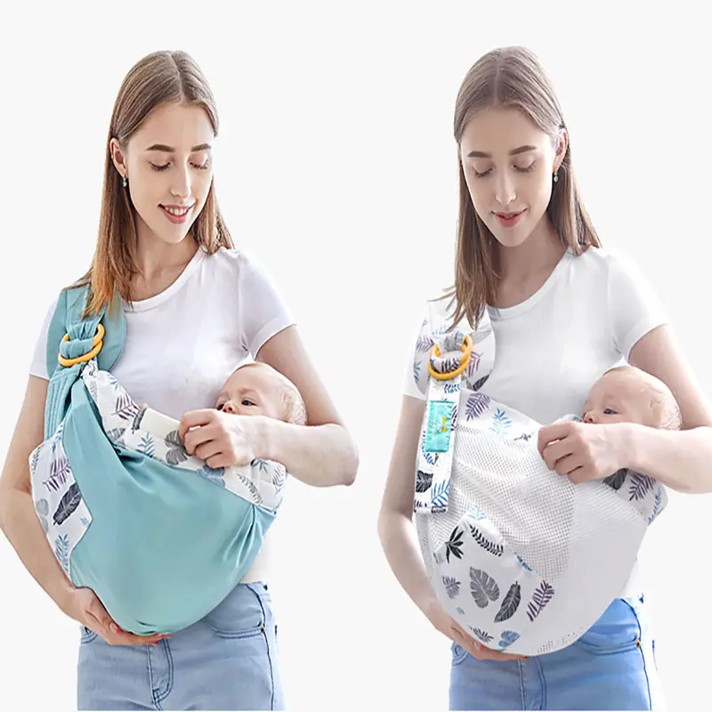 ภาพสินค้าพร้อมส่ง Baby Carrier Sling เป้อุ้มเด็ก กระเป๋าอุ้มเด็ก ผ้าอุ้มเด็ก กระเป๋าของ 2 ห่วงล็อค เป้อุ้มเด็กทารกแรกเกิด ผ้าคลุมให้นม 2in1 ระบายอากา จากร้าน DisMall บน Lazada ภาพที่ 5