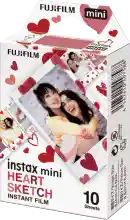 ภาพขนาดย่อของภาพหน้าปกสินค้าFUJIFILM INSTAX MINI ลาย HEART SKETCH จากร้าน Instax Official Store บน Lazada ภาพที่ 4