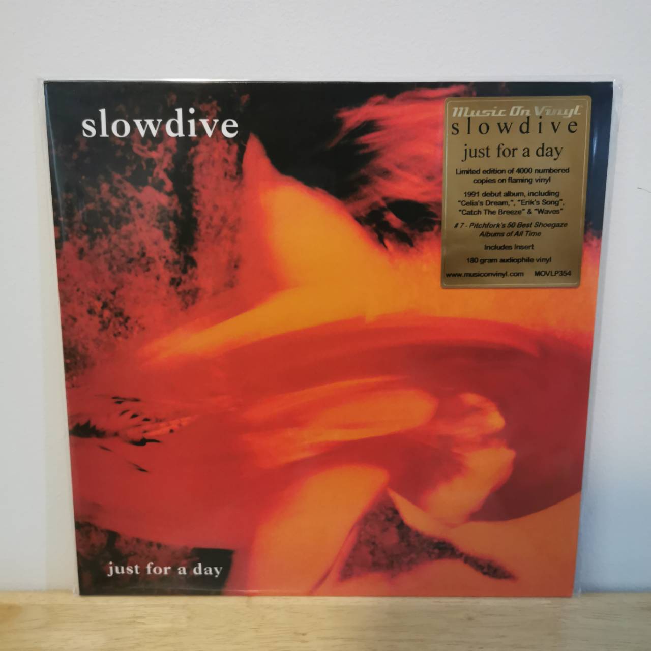 แผ่นเสียง Slowdive​ : just​ for​ a​ day Colour​ vinyl แผ่นเสียงใหม่ซีล