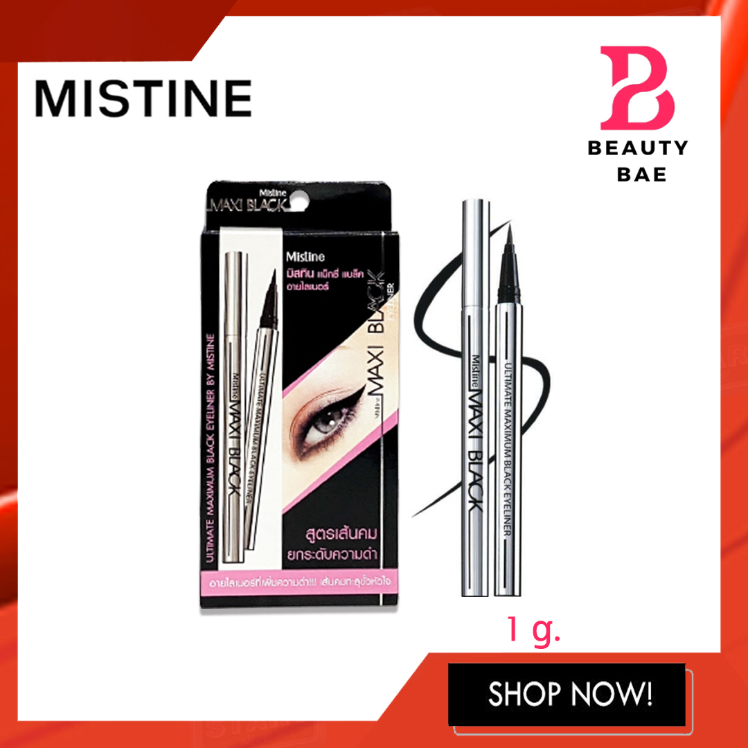 Mistine Maxi Black Eyeliner อายไลเนอร์มิสทีน แม็กซี่ แบล็ค เส้นคม