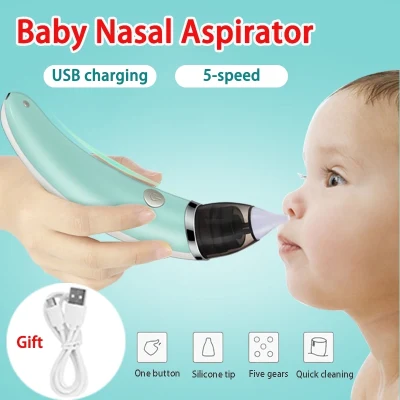 Little Bees Electric Portable Baby Nasal Aspirator Mucus Suction Nose Cleaner Kid Nasal Suction