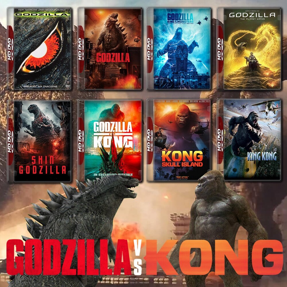 Godzilla & King Kong ครบทุกภาค DVD Master พากย์ไทย | Lazada.co.th