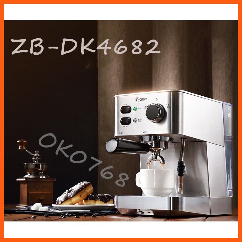 Best Quality เครื่องชงกาแฟในครัวเรือนขนาดเล็กอิตาลีเต็มรูปแบบกึ่งอัตโนมัติไอน้ำฟอง ZB-DK4682 อุปกรณ์เครื่องใช้ไฟฟ้า Electrical equipment เครื่องใช้ไฟฟ้าครัวเรือนHousehold electrical appliancesอุปกรณ์เครื่องใช้ในครัว Kitchen equipment
