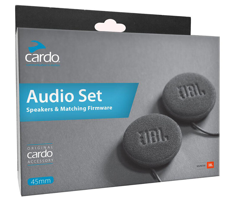 ลำโพงบูลทูธติดหมวกกันน็อค Cardo 45mm Audio Set