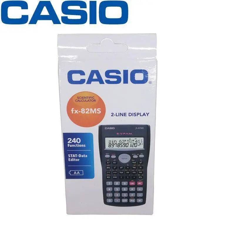 เครื่องคิดเลขวิทยาศาสตร์ Casio FX--82MSของแท้ ประกัน 2 ปี