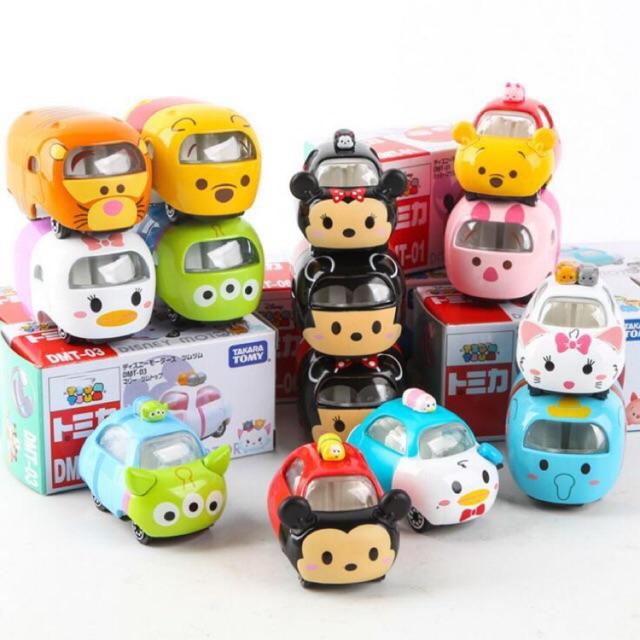 โมเดลรถ รถเหล็กโมเดล disney tsumtsum disney car tomy tomica MoMo Land