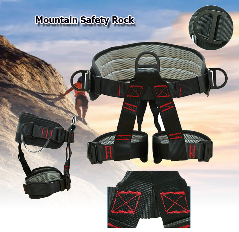 OSPREYSafety Harness เข็มขัดนิรภัยสำหรับปีนเขา ความแข็งแรงสูงกลางแจ้ง