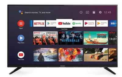 SHARP สมาร์ททีวี HD TV รุ่น 2T-C32CE1X ขนาด 32 นิ้ว รองรับ Netflix,Youtube Screen Mirroring รับประกันศูนย์ 1 ปี