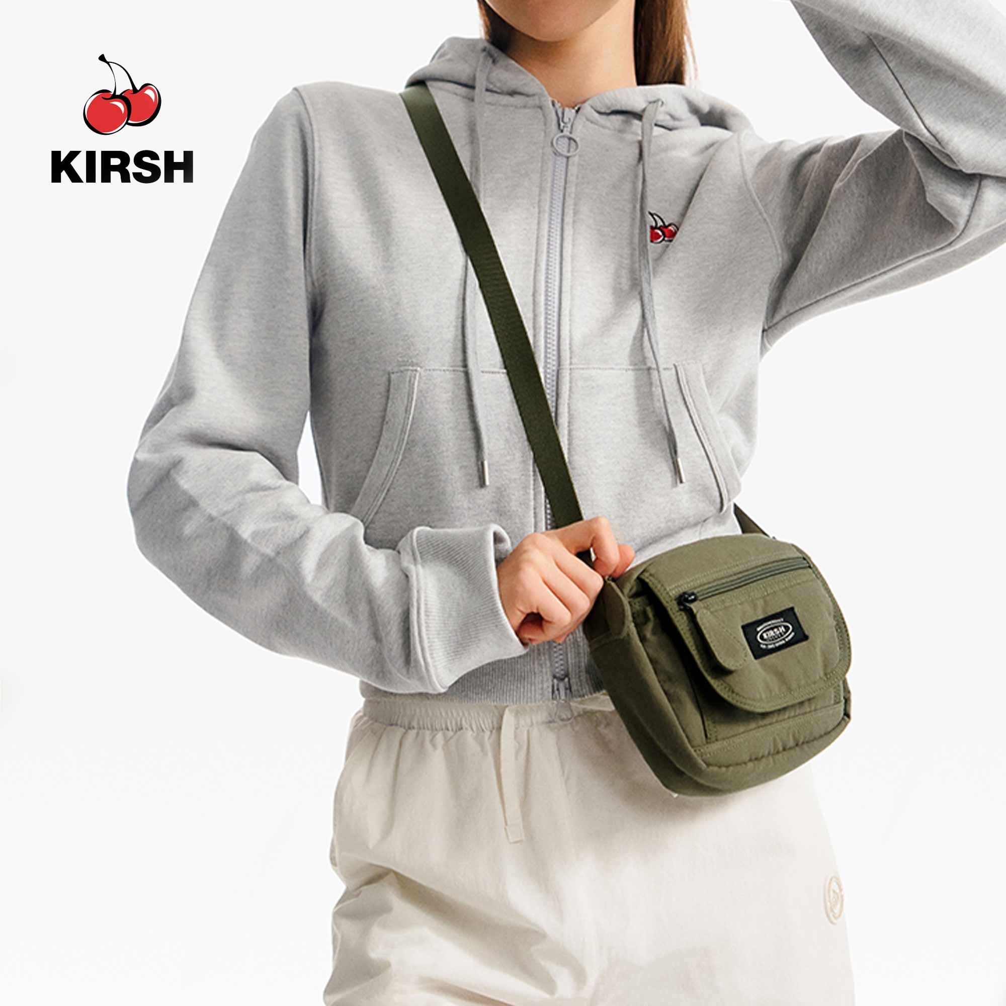 [ KIRSH ]★POCKET VINTAGE WASHING MINI CROSS BAG KIRSH] POCKET VINTAGE WASHING MINI CROSS BAG | 23SS | Pocket