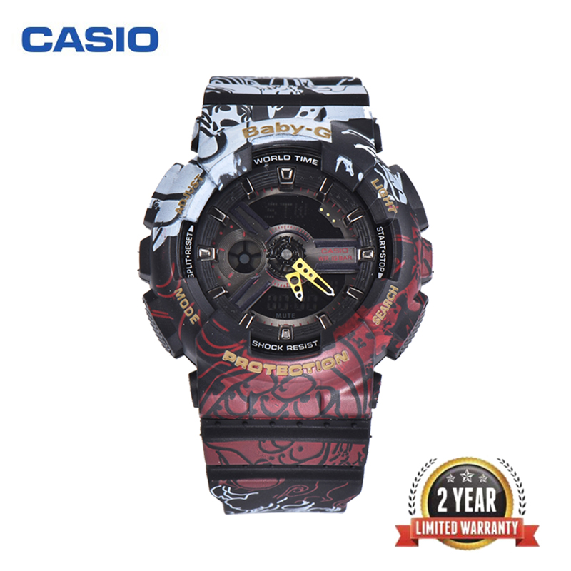 CASIO BABY-Gนาฬิกาผู้หญิง รุ่น BA-110BC-1A ของแท้ ประกัน สีดำ （ของแท้100% ประกันCMG)