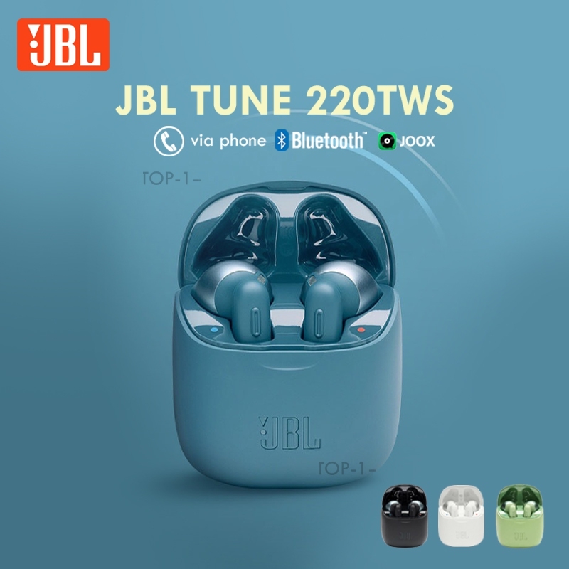 หูฟังบลูทูธJBL Tune 220TWS Bluetooth V5.0 Truly Wireless Earbuds headphones พร้อมส่ง