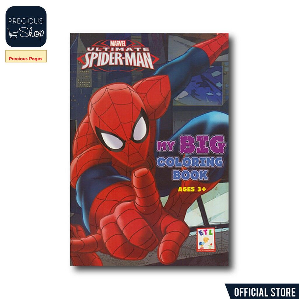 Marvel Ultimate Spiderman My Big Coloring Book Ages 3-