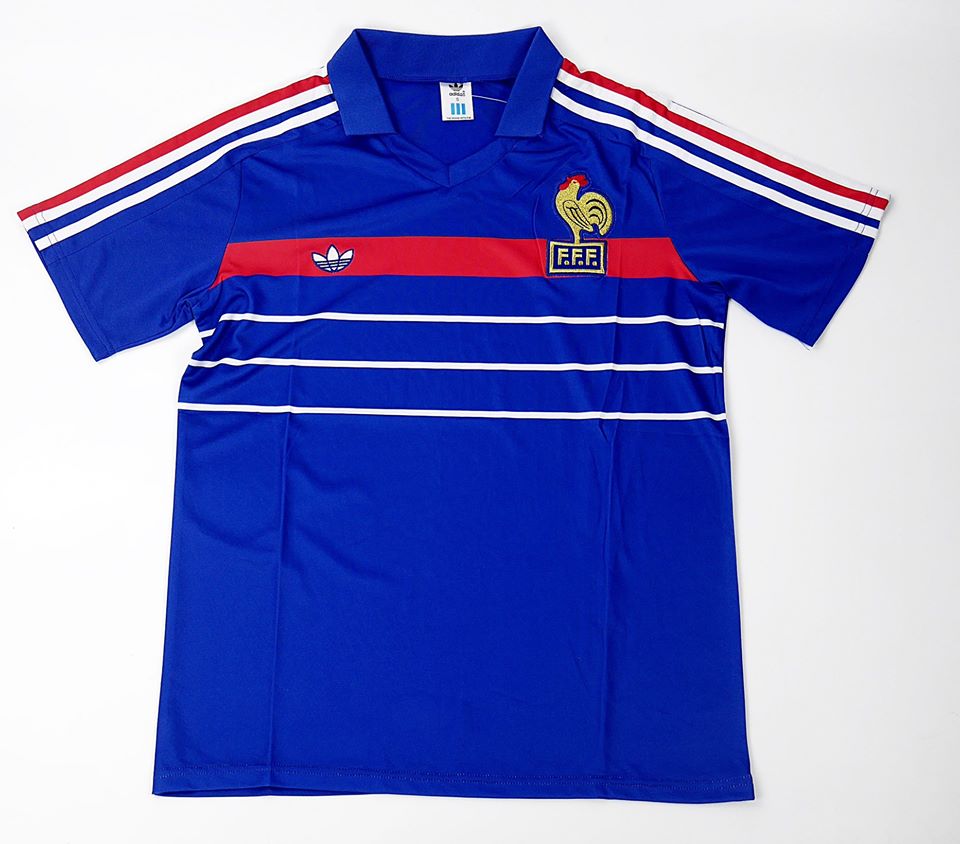 เสื้อทีมชาติ france home 1984